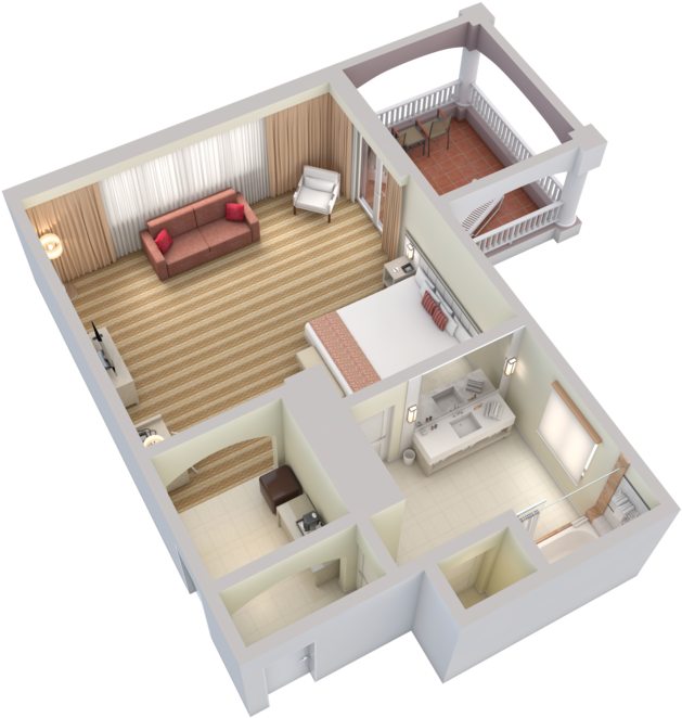 Single Bed Top View Png - Los Angeles (1024x768), Png Download