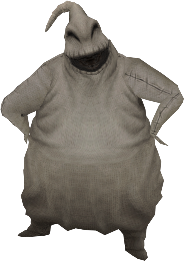 Oogie Boogie Khii - Zero Boogie Man Nightmare Before Christmas (635x895), Png Download