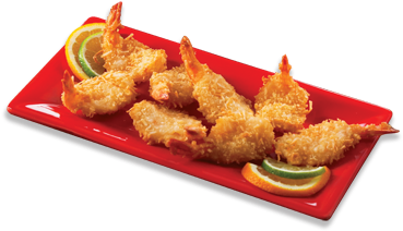 Coconut Breaded Shrimp Butterfly Cut Clean Tail - Butterfly Shrimp Png (420x330), Png Download