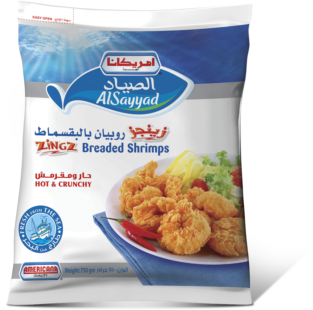 Zingz Shrimps Crunchy Breaded Shrimps 750g - Americana (1200x1140), Png Download