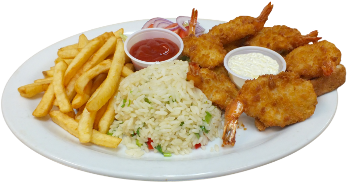 Fried Shrimp (700x378), Png Download
