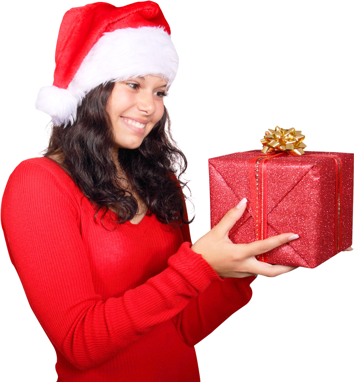 Santa Claus Woman Png (1350x1344), Png Download