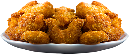 Popcorn Shrimps - Fried Chicken (456x336), Png Download
