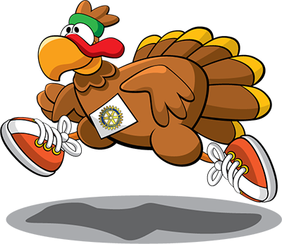 Pensacola 2017 Wild Turkey Trot 5k Run Is Saturday - Running Turkey Trot (400x346), Png Download