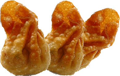 Shrimp & Chive Wonton - Fried Wonton Png Transparent (500x250), Png Download