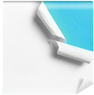 Piece Of White Paper With Torn Hole Edge Wall Mural - Utility Knife (400x400), Png Download