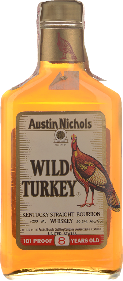 Wild Turkey 8yo 101 Proof - Wild Turkey Bourbon (402x916), Png Download