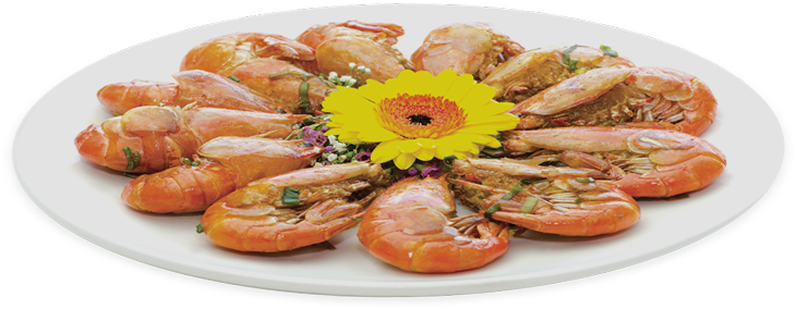 Pan-fried Live Prawn With Soy Sauce - Cavan (740x570), Png Download
