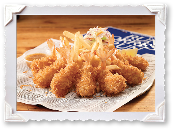 Dumb Luck Coconut Shrimp - Coconut Shrimp Bubba Gump Recipe (562x417), Png Download
