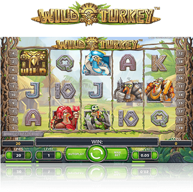 Wild Turkey Game - Wild Turkey Slot (376x422), Png Download