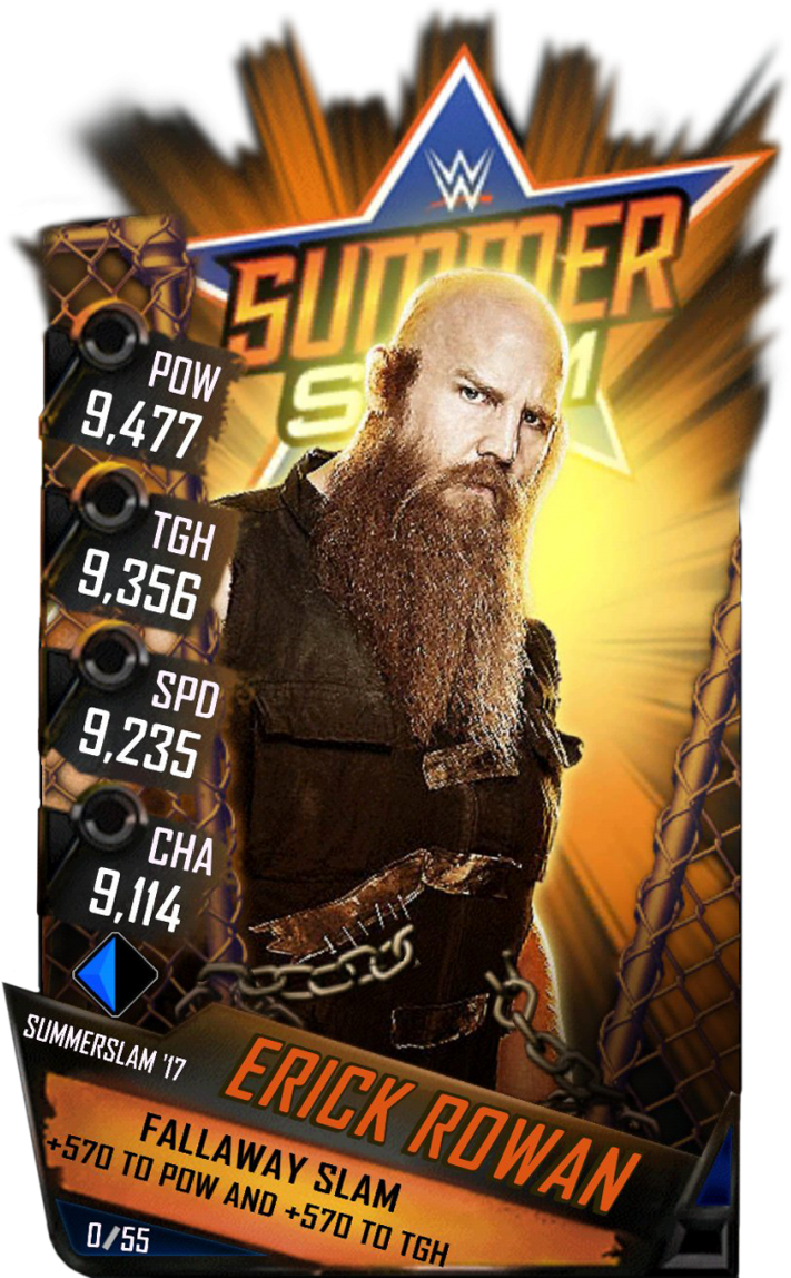 Supercard Rowan S4 16 Beast Fusion Supercard Rowan - Wwe Supercard Summerslam 17 Finn Balor (733x1158), Png Download