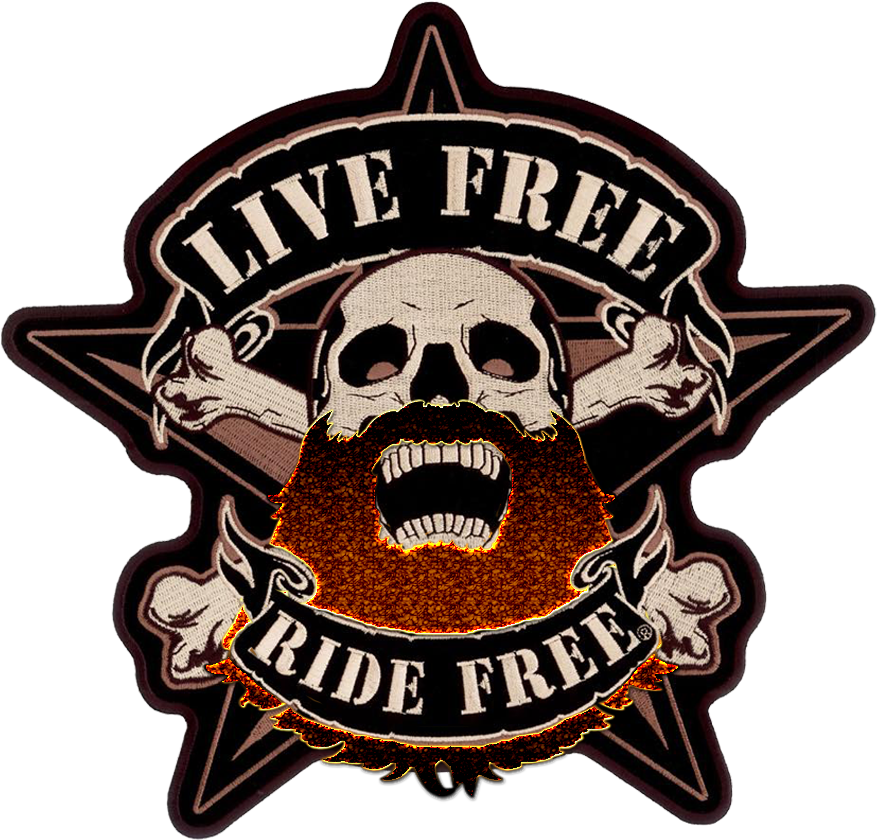 [ Img] - Patch Live Free Ride Free (960x928), Png Download