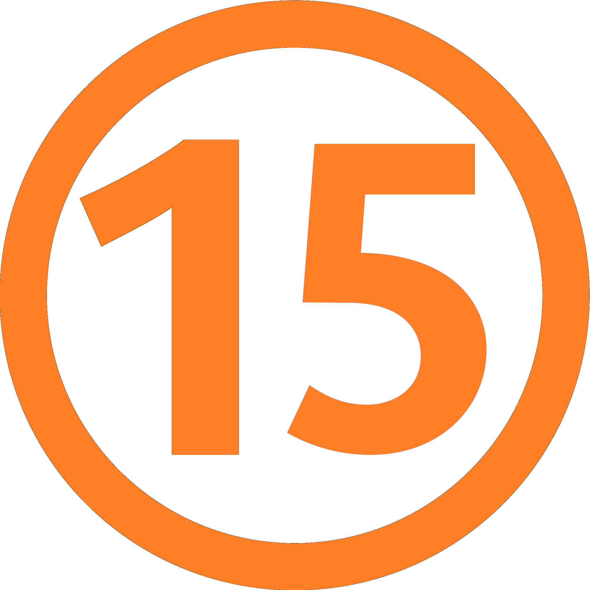 Logo Ligne 15 Narbonne - Charing Cross Tube Station (2000x2000), Png Download