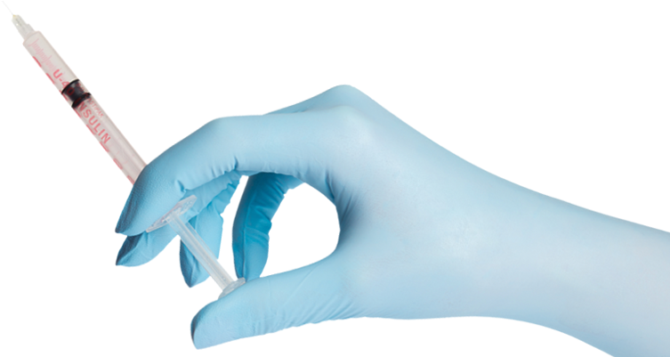 Duoshield™ Nitrile Gloves And Duoshield™ Latex Gloves - Drawing (800x400), Png Download