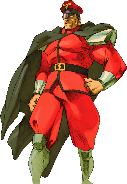 M Bison As He Appears In Marvel Vs Capcom 2 - M Bison Png (550x750), Png Download