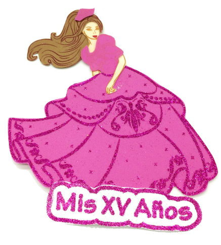 Quinceañera (463x500), Png Download