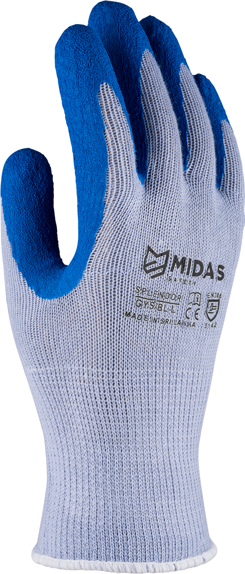 Splendor - Gysbl - M - Latex Coated Gloves - Glove (1500x1500), Png Download