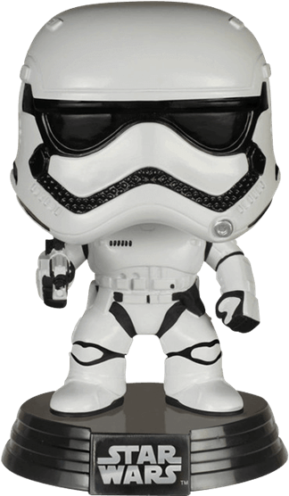 Star Wars First Order Stormtrooper Pop Bobblehead - Funko Stormtrooper (555x555), Png Download