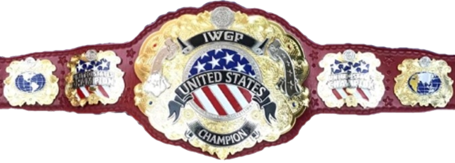 Iwgp United States Championship Belt - Iwgp United States Heavyweight Championship (640x229), Png Download