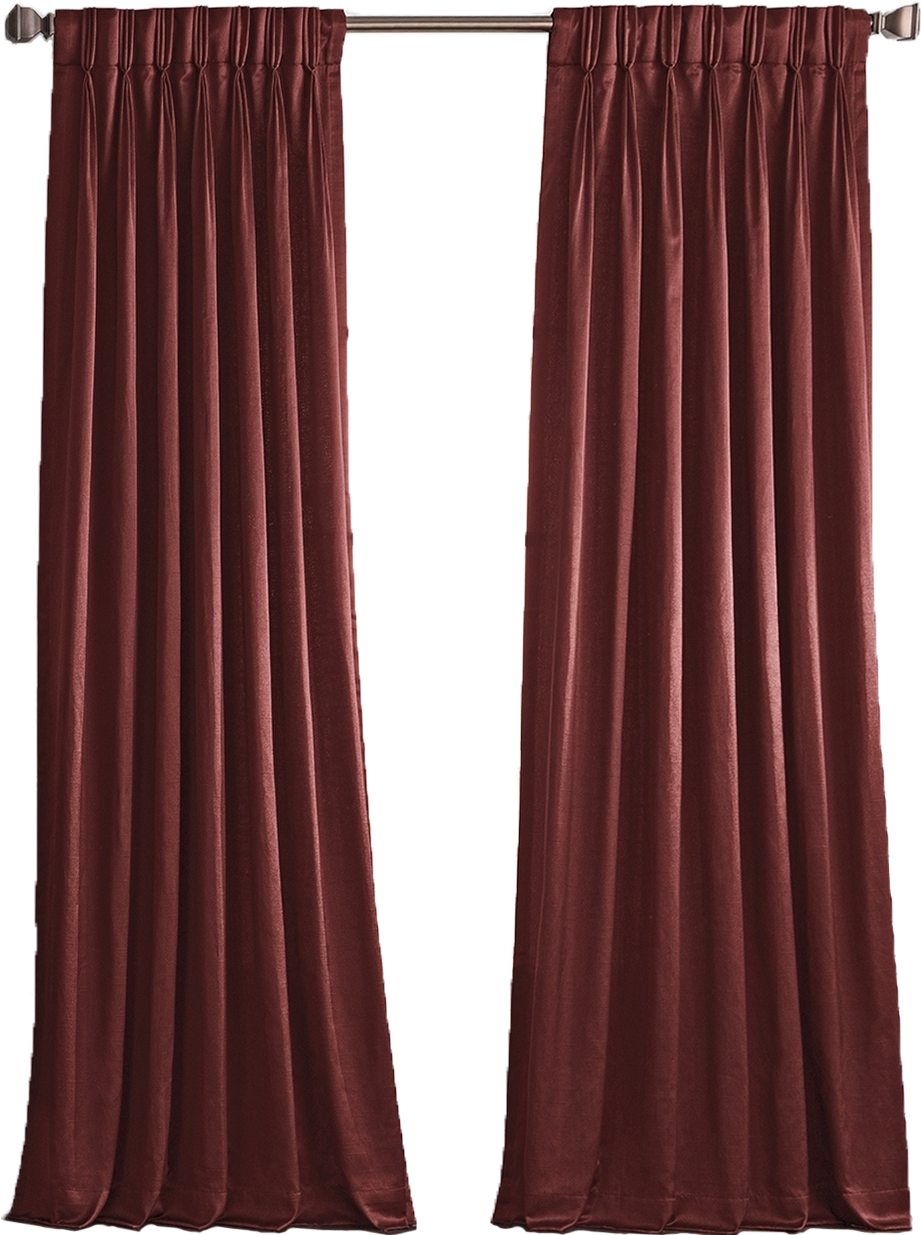 Home / Window Treatments - Ashton Pinch Pleat Room Darkening Window Curtain Panel (927x1234), Png Download