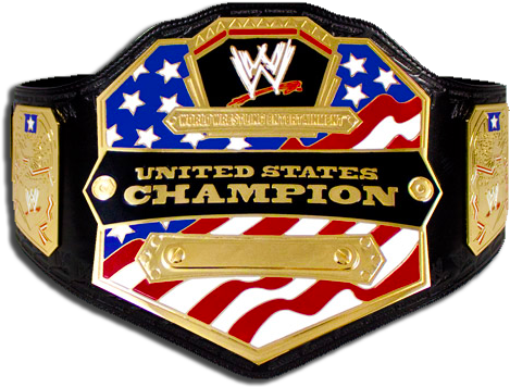 United States Championship Belt Old (475x371), Png Download