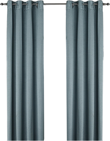Ashton 95-inch Grommet Top Room Darkening Window Curtain - Blue Velvet Curtains (371x473), Png Download