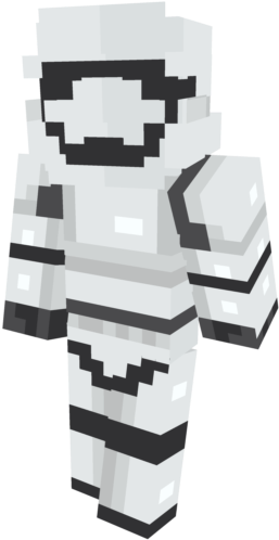 Subscribe - Star Wars The Force Awakens Stormtrooper Minecraft (640x640), Png Download