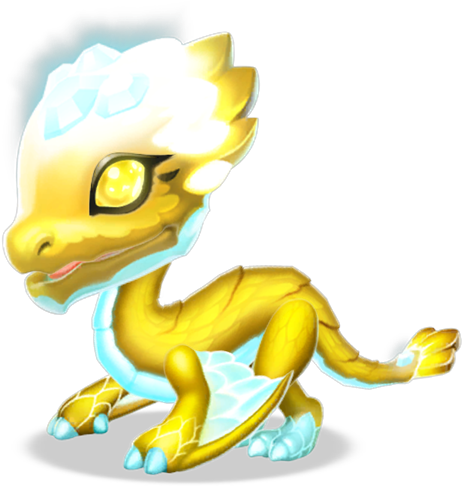 Light Dragon Baby - Dragon De Luz Dragon Mania Legends (463x487), Png Download