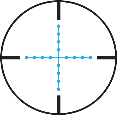 Reticle, Mil-dot - Mil Dot Png (400x400), Png Download