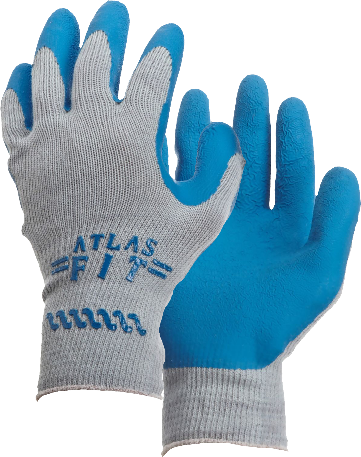 Rubber Palm Gloves - Showa Atlas 300 Fit Palm Coating Natural Rubber Glove, (1525x1551), Png Download