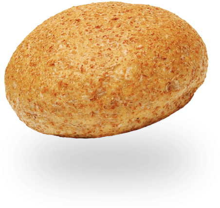 Whole Wheat Hamburger Bun - Whole Wheat Burger Png (650x458), Png Download