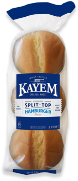 Kayem Hamburger Buns (475x362), Png Download