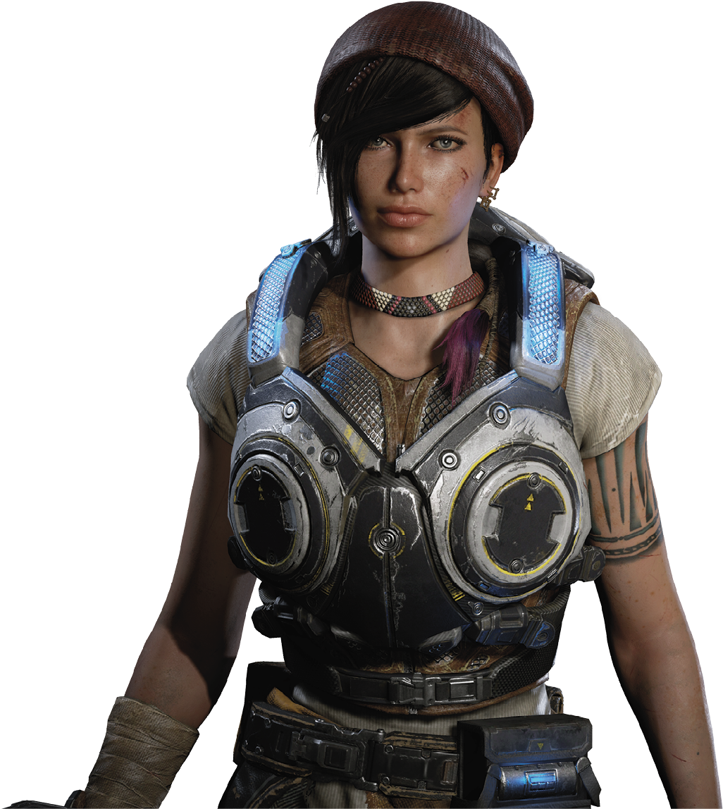 Kait Diaz - Gears Of War 4 (1220x1281), Png Download