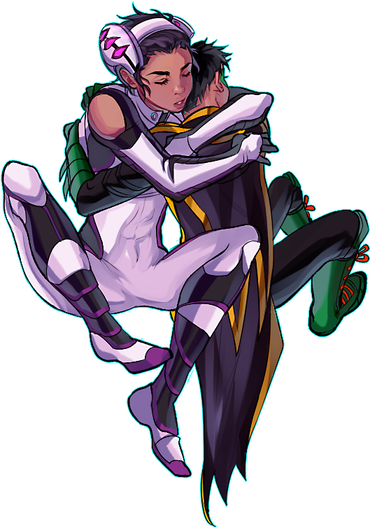 Damian And Maya - Cartoon (800x800), Png Download