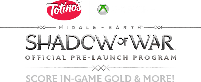 Shadow Of War Totino's (644x265), Png Download