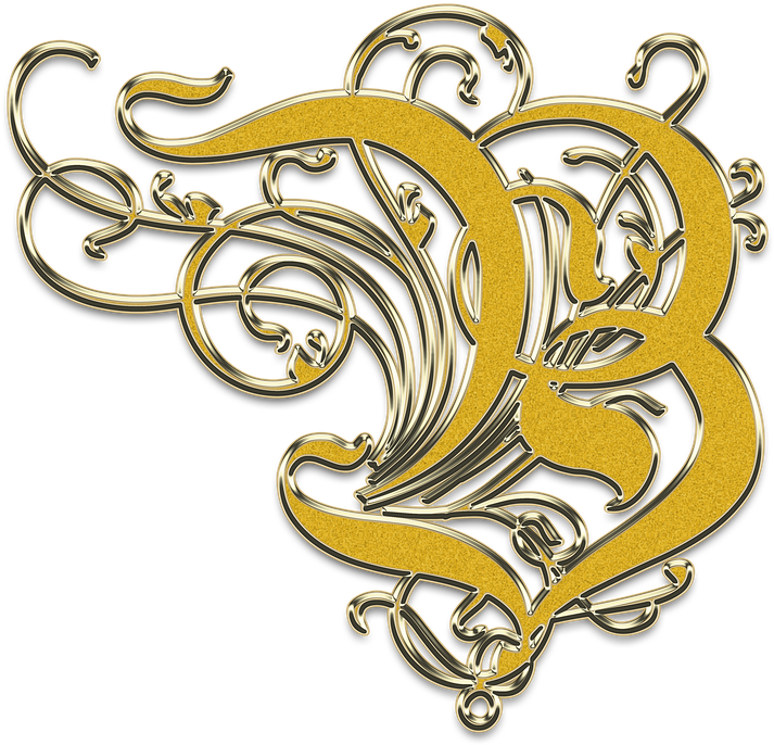 Letter, B, The Letter B, Monogram, Vintage, Antiquity - Letter (720x720), Png Download