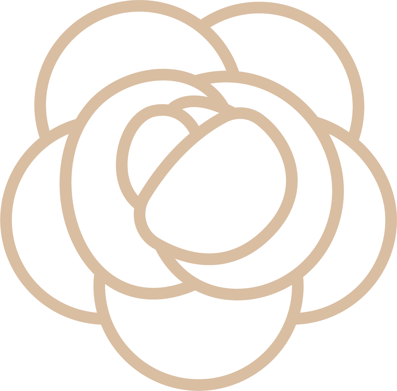 Prim & Proper Decorations - Peace Sign (1388x1368), Png Download