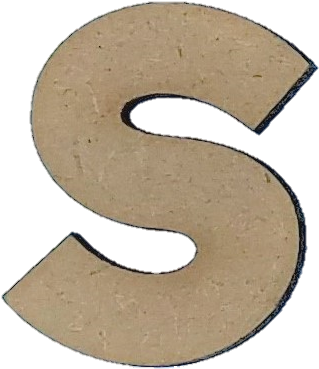 Wood Letters - ''s'' - Letter (461x461), Png Download