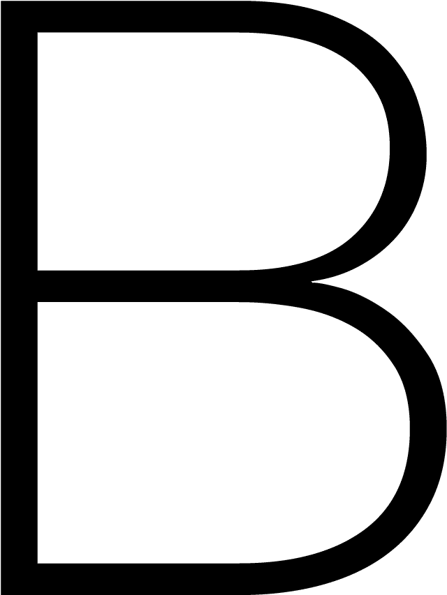 Letter B Png Images Free Download Graphic Library Library - Portable Network Graphics (1100x1100), Png Download