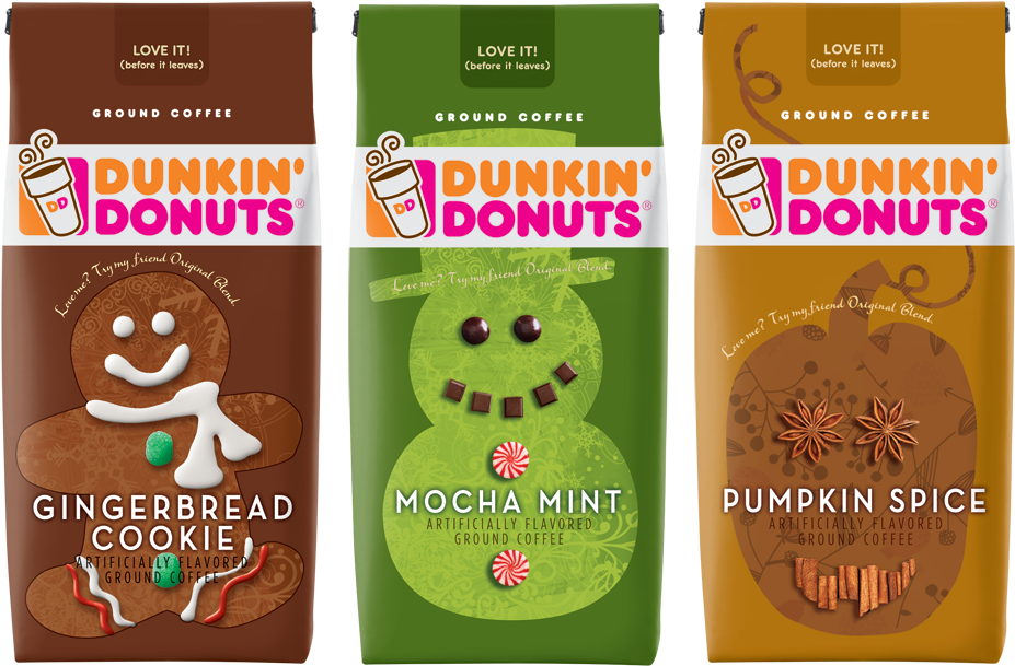 Grab A Free 1 Oz - Dunkin Donuts Coffee Packaging (1000x674), Png Download