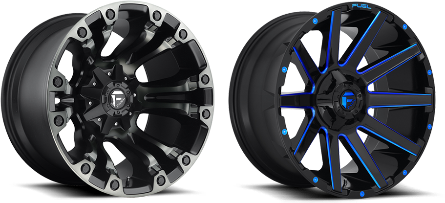 Car Wheels - Fuel D569 Machined Black Vapor Wheel D56920201747 (936x460), Png Download