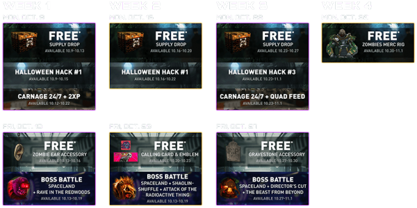 Halloween Call Of Duty - Infinite Warfare Halloween Event (600x299), Png Download