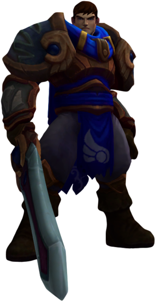Source - - Garen League Of Legends (340x631), Png Download