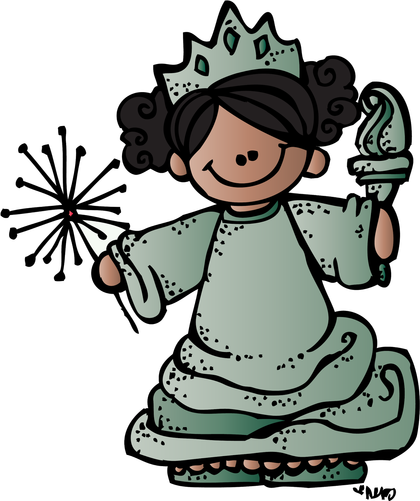 Technology Clip Art - 4th Of July Melonheadz (1344x1600), Png Download