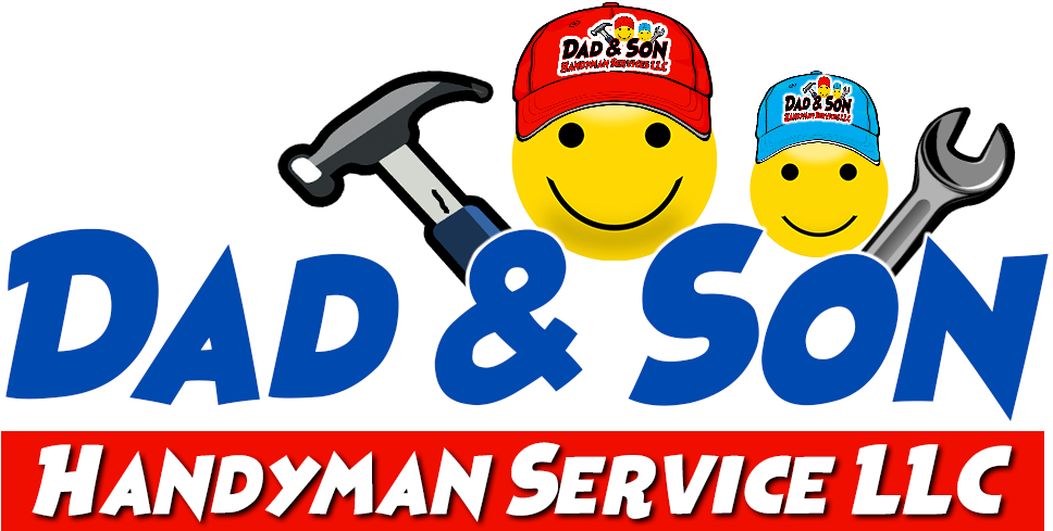 Dad And Son Handyman Service Llc - Logo (1000x524), Png Download