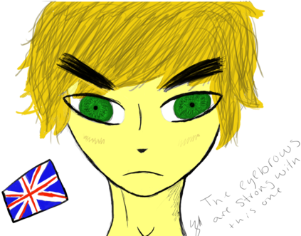 Englands Eyebrows - Medibang Inc. (440x330), Png Download