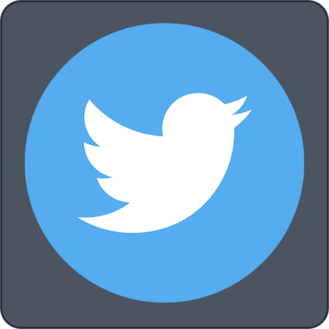 Twitter Logo White Png (473x473), Png Download