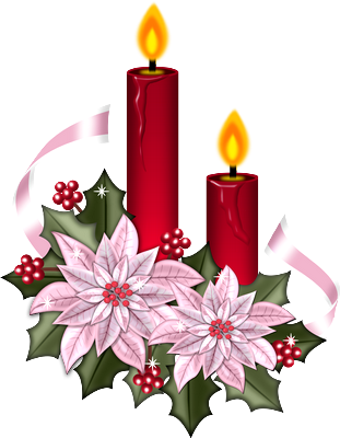 Velas De Natal E Ano Novo Em Imagens Png - Christmas Candles (311x400), Png Download