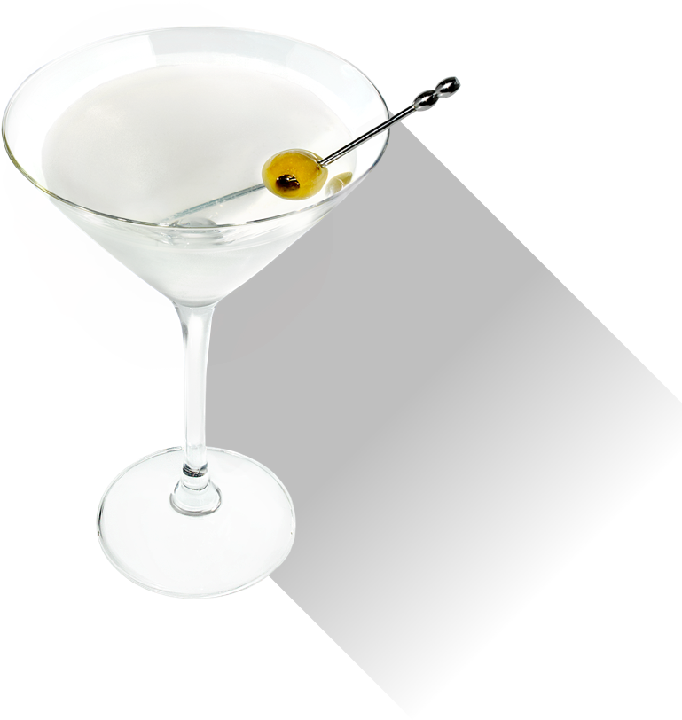 The Stoli® Dirty Martini Martini Glass Free Transparent PNG