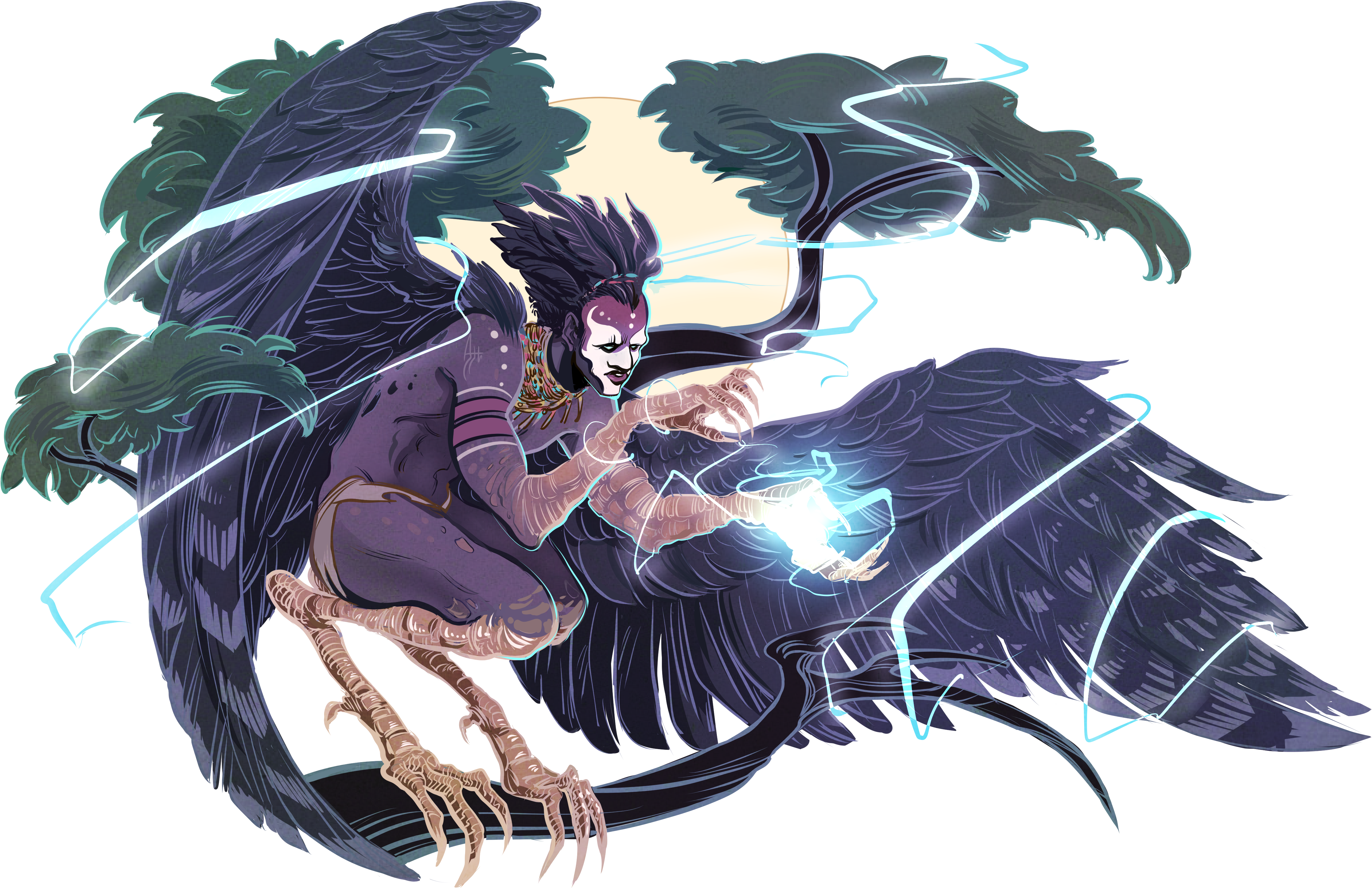 These Shape-changing, Vampiric Creatures Are Said To - African Mythical Creatures (5100x3300), Png Download